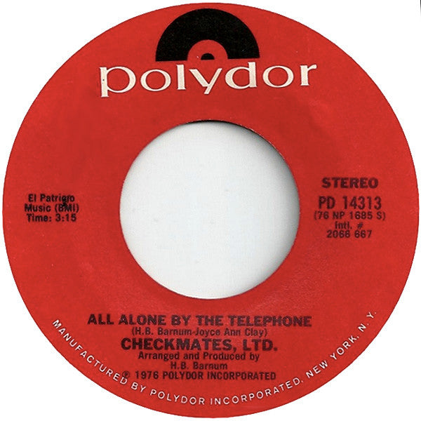 CHECKMATES LTD. - ALL ALONE BY THE TEL