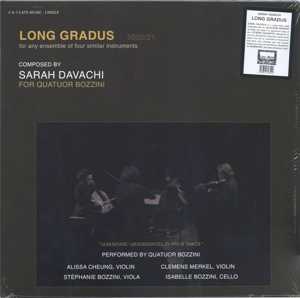 SARAH DAVACHI - Sarah Davachi, Quatuor Bozzini
