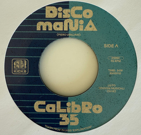CALIBRO 35 - DISCOMANIA / JAZZ CARNIVAL