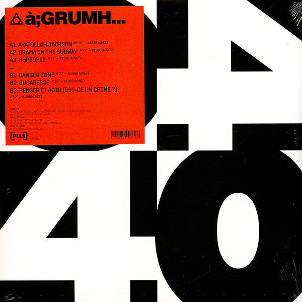 A;GRUMH... - [PIAS] 40