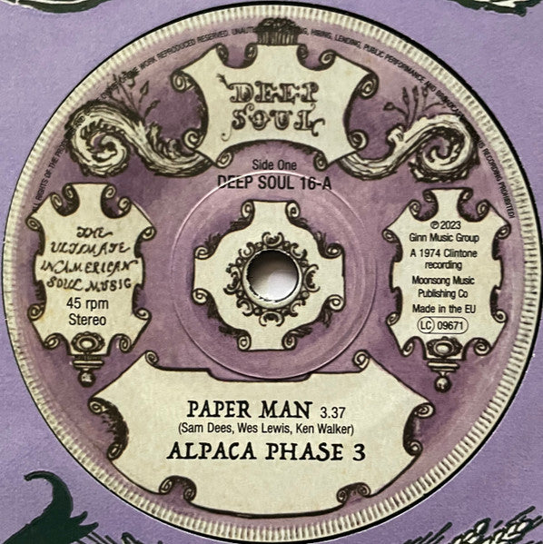 Alpaca Phase III / Sam Dees - Paper Man / False Alarms