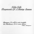 JOHN CALE - FRAGMENTS OF A RAINY SEASON