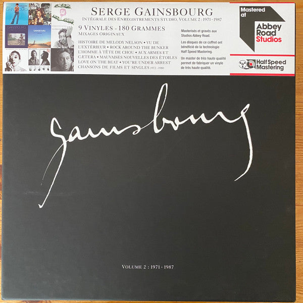 Serge Gainsbourg - Intégrale des enregistrements studio, Volume 2 : 1971 - 1987