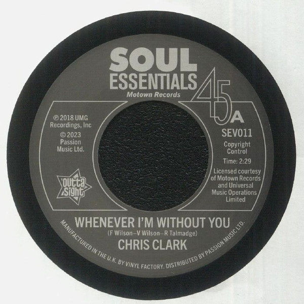 CHRIS CLARK / THE TEMPTATIONS - WHENEVER IM WITHOUT YOU / ALL