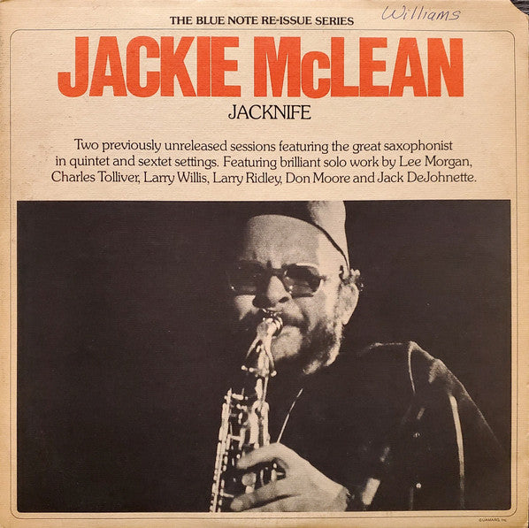Jackie McLean - Jacknife