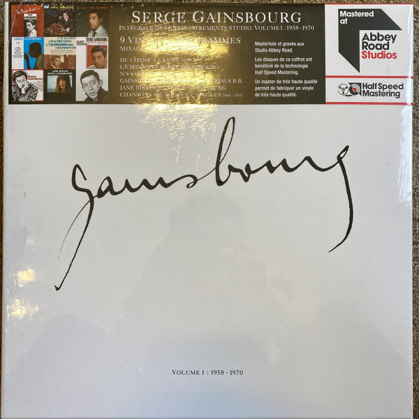 Serge Gainsbourg - Intégrale des enregistrements studio, Volume 1 : 1958 - 1970
