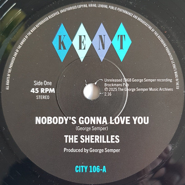 The Sherilles - Nobody's Gonna Love You / Make It On My Own