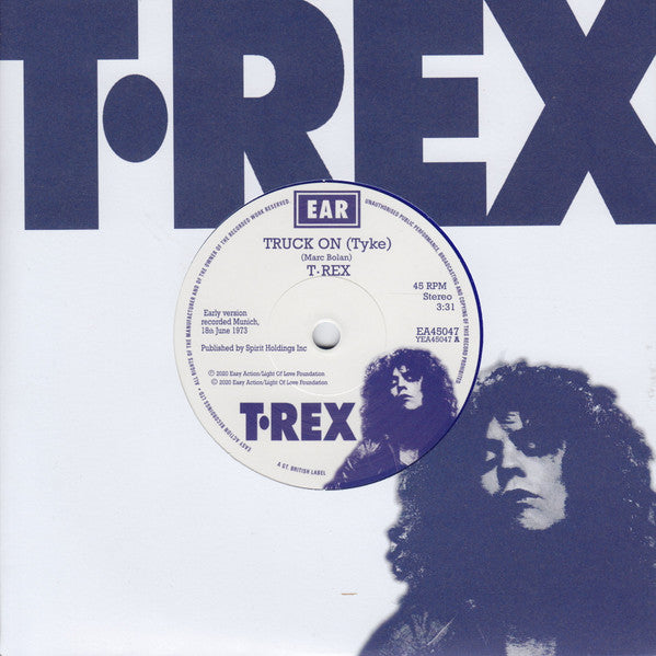 T REX - TRUCK ON (BLUE VINYL)